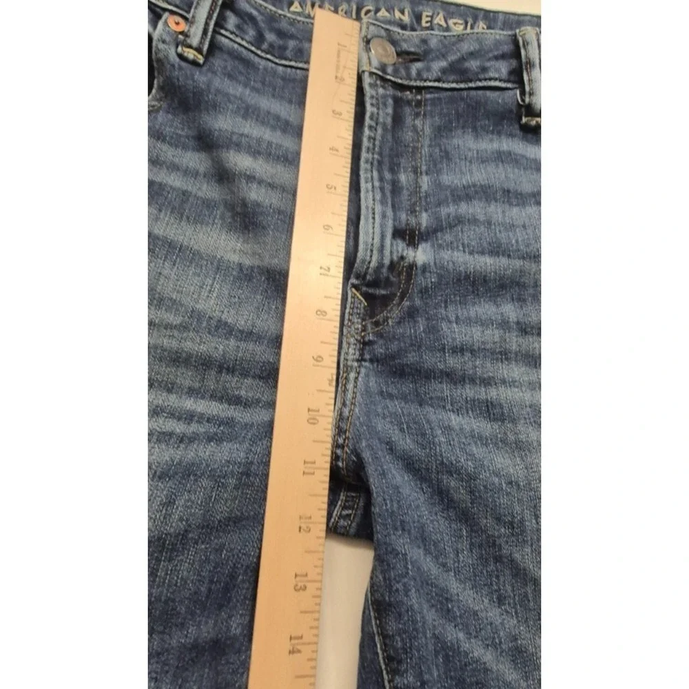 American Eagle AirFlex men's slim straight denim blue jeans‎ 38x32 dark wash